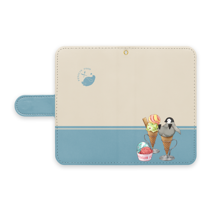 手帳型Androidケース - S - ストラップ穴 あり