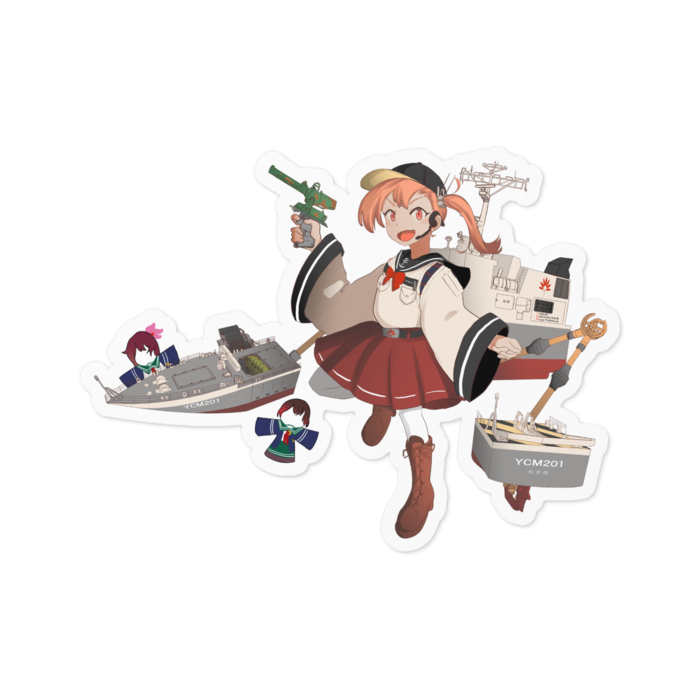 ステッカー - 100 x 100 (mm)