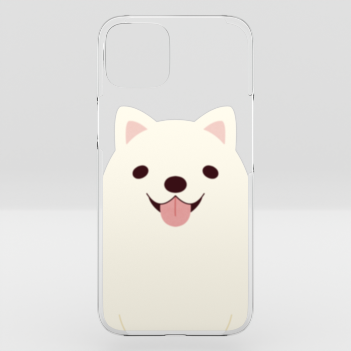 クリアiPhoneケース サモエド iPhone 16Plus