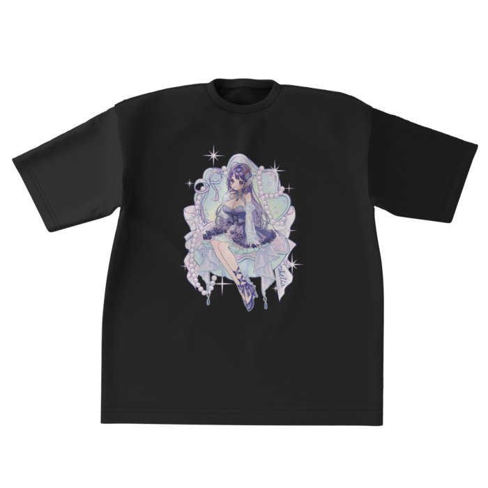 ビッグシルエットTシャツ - XL - ブラック