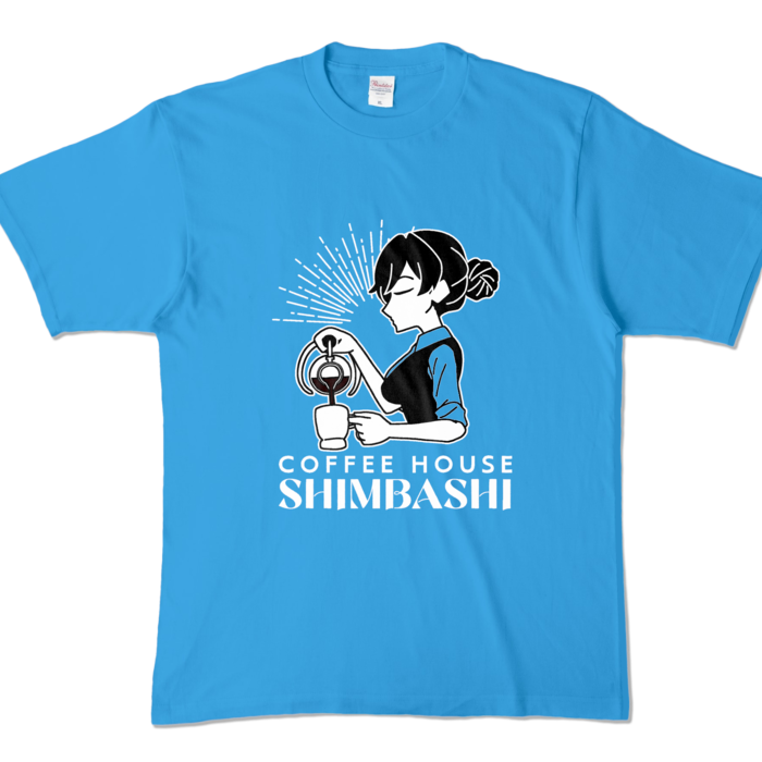 カラーTシャツ - XL - ターコイズ (濃色)
