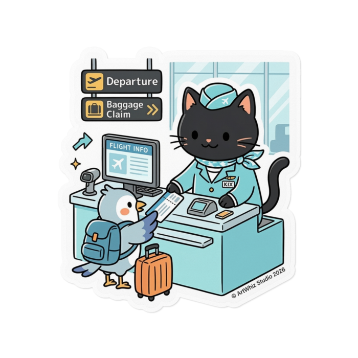 ステッカー - 160 x 160 (mm)