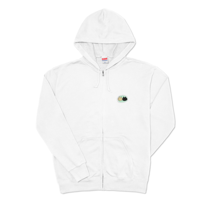 ジップパーカー - XL - ホワイト(1)