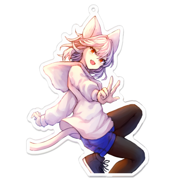 アクリルキーホルダー - 100 x 100 (mm)