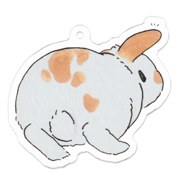 アクリルキーホルダー - 50 x 50 (mm)