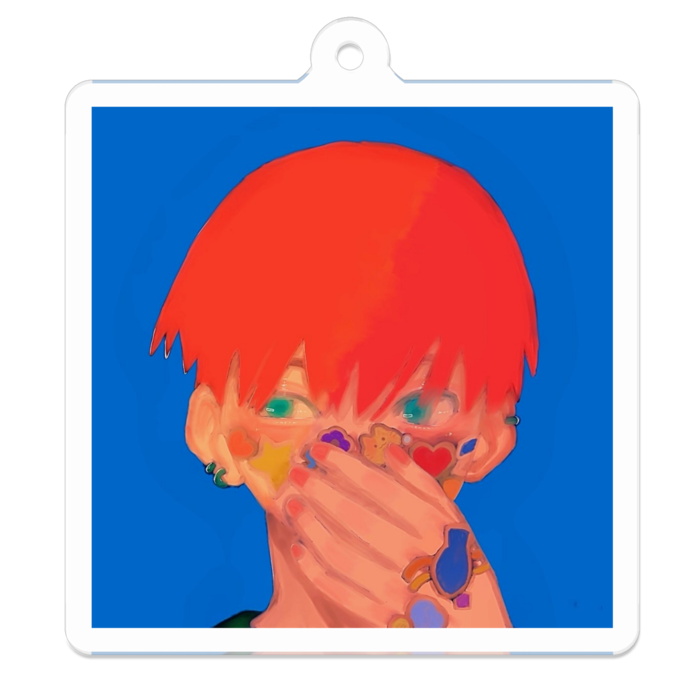 アクリルキーホルダー - 50 x 50 (mm)