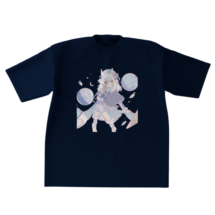 ビッグシルエットTシャツ - XL -ねいびー