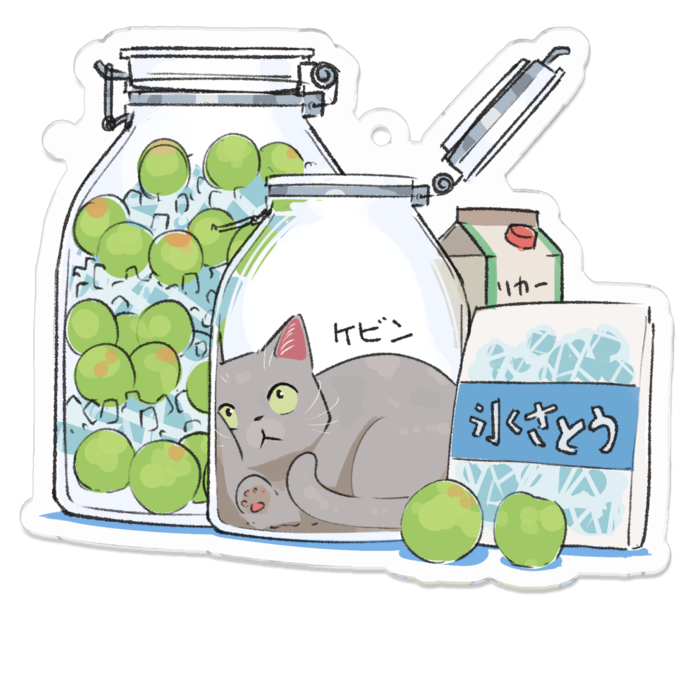 アクリルキーホルダー - 70 x 70 (mm)