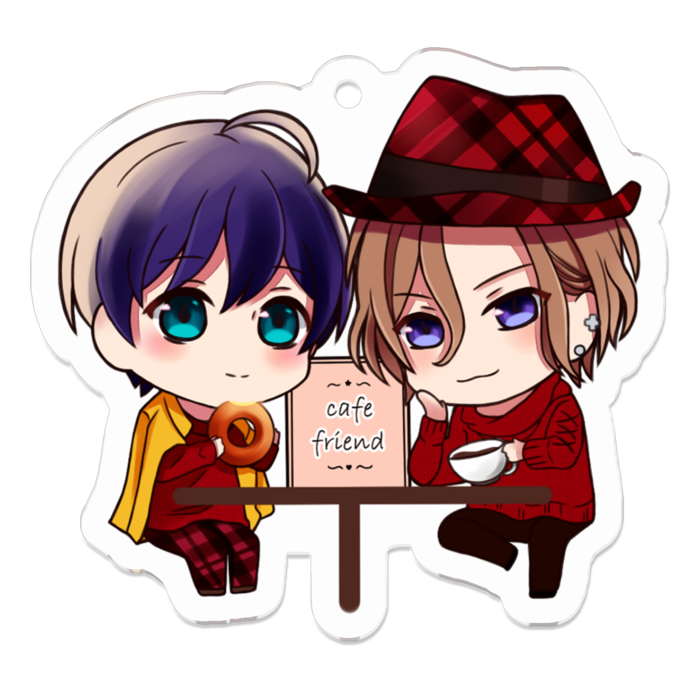 アクリルキーホルダー - 50 x 50 (mm)