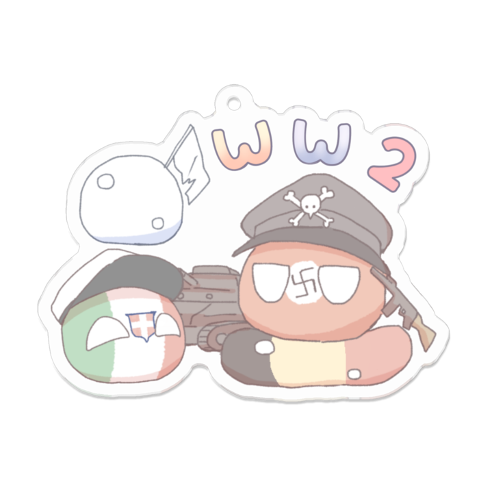 アクリルキーホルダー - 70 x 70 (mm)