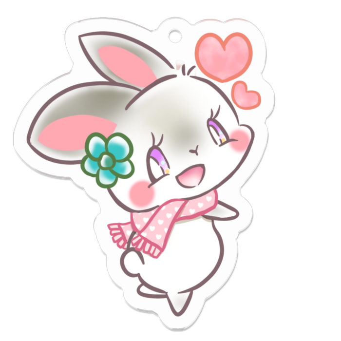 アクリルキーホルダー - 50 x 50 (mm)