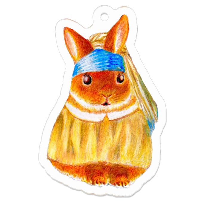 アクリルキーホルダー - 50 x 50 (mm)