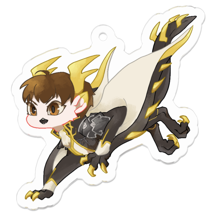 アクリルキーホルダー - 50 x 50 (mm)