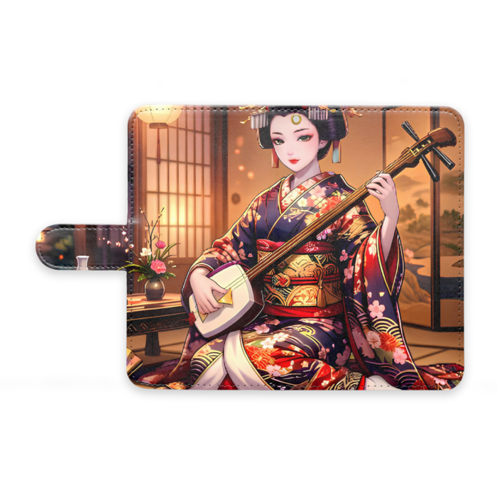 手帳型Androidケース - M - ストラップ穴 あり