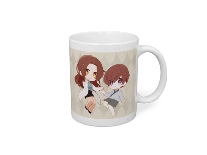 マグカップ - 直径 8 cm / 高さ 9.5 cm