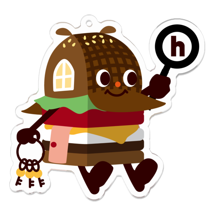 アクリルキーホルダー - 70 x 70 (mm)