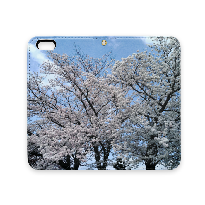手帳型iPhoneケース（ベルトなし） - iPhone 6 / 6s - ストラップ穴 あり