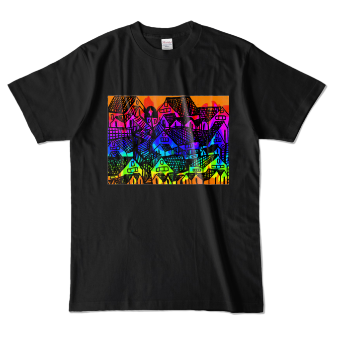 カラーTシャツ - L - ブラック (濃色)