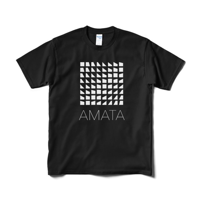 AMATAロゴTシャツ - M - 黒