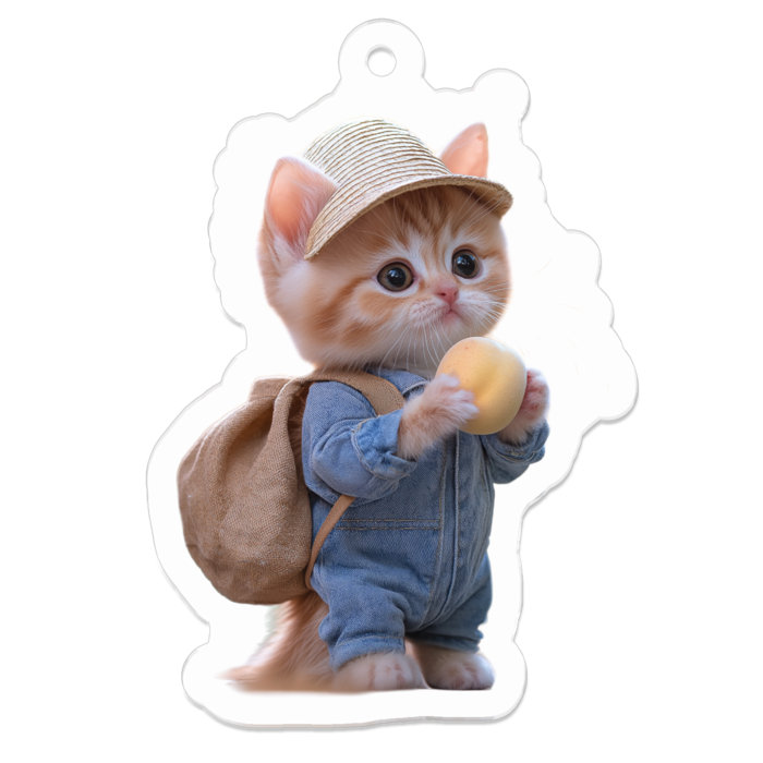 アクリルキーホルダー - 50 x 50 (mm)