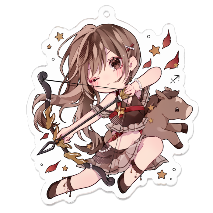 アクリルキーホルダー - 70 x 70 (mm)