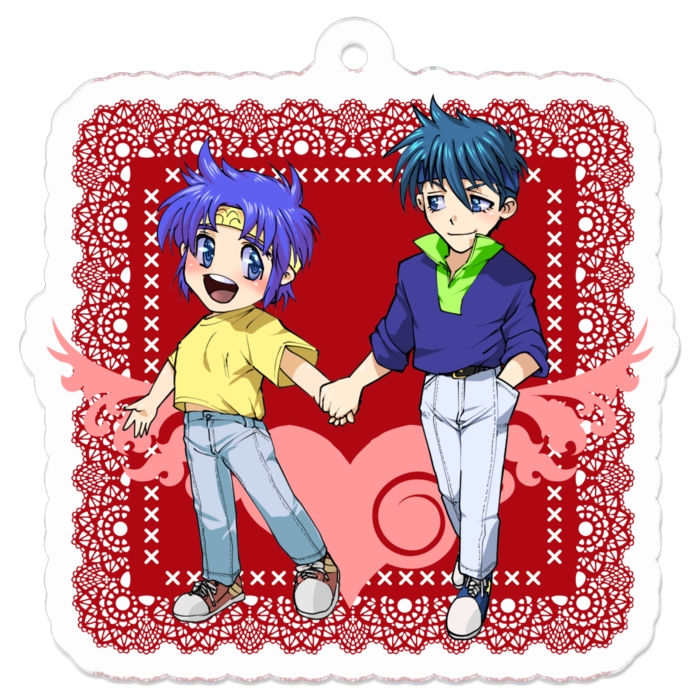 アクリルキーホルダー - 50 x 50 (mm)