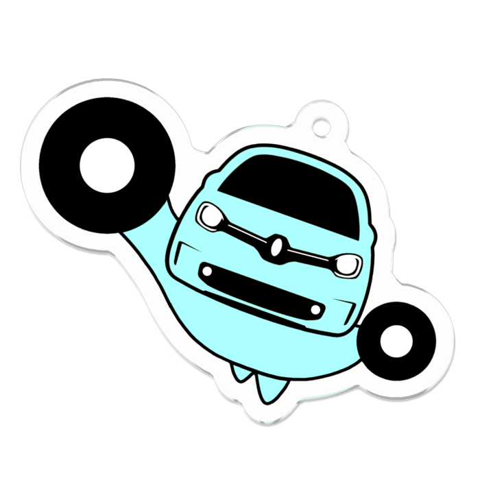 アクリルキーホルダー - 50 x 50 (mm)