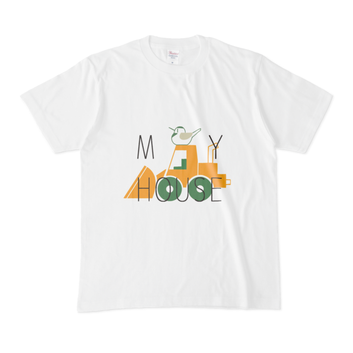 トリTシャツ - M - 白