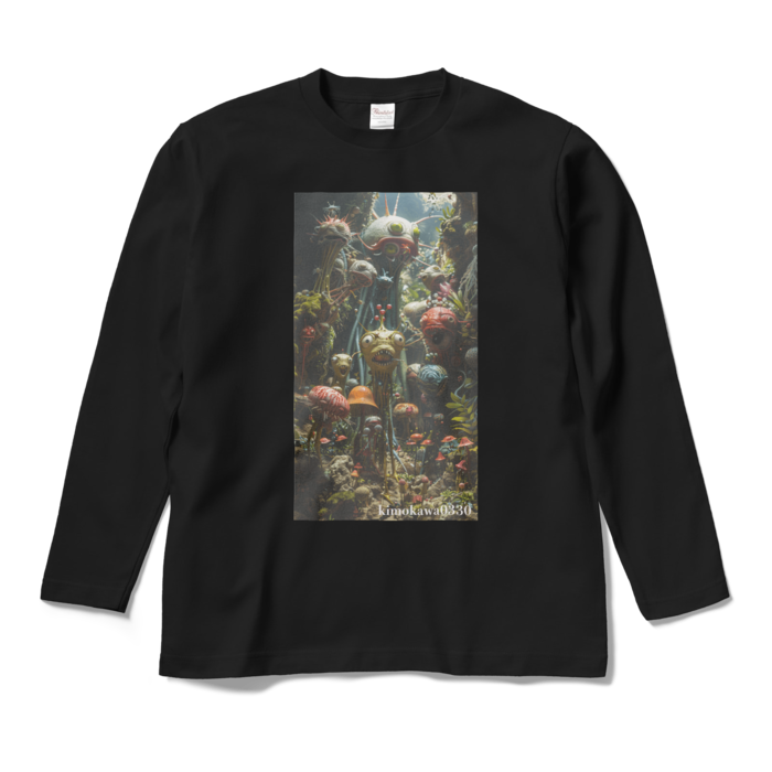 ロングスリーブTシャツ - M - ブラック