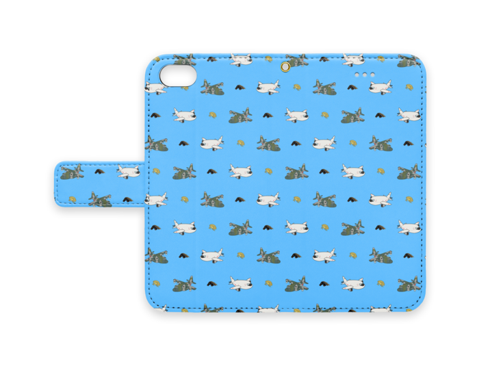 手帳型iPhoneケース - iPhone 7 - ストラップ穴 あり