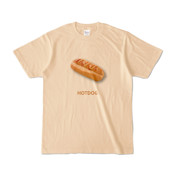 カラーTシャツ - S - ナチュラル (淡色)