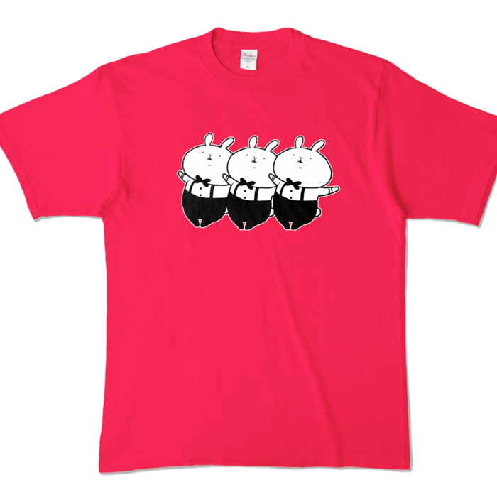 カラーTシャツ - XL - ホットピンク (濃色)