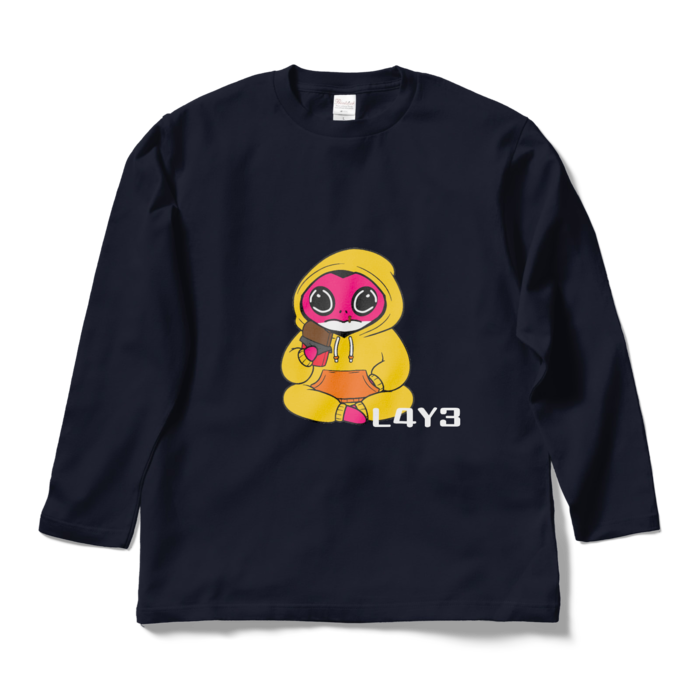 ロングスリーブTシャツ - L - ネイビー