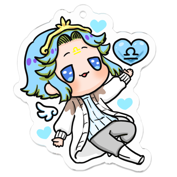 アクリルキーホルダー - 50 x 50 (mm)