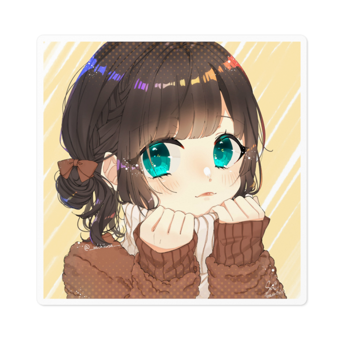 ステッカー - 100 x 100 (mm)