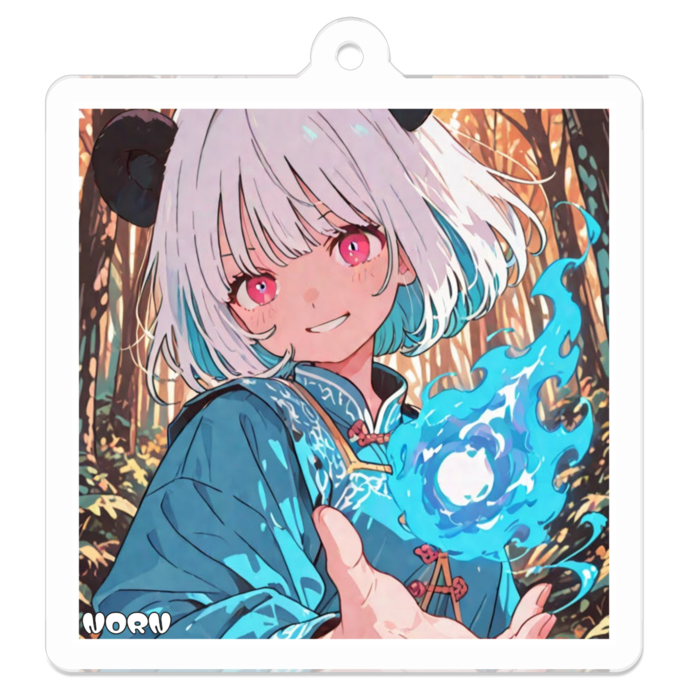 アクリルキーホルダー - 50 x 50 (mm)
