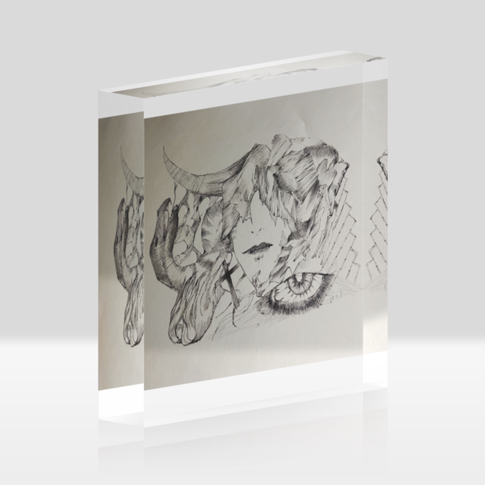 アクリルブロック - 100x100mm