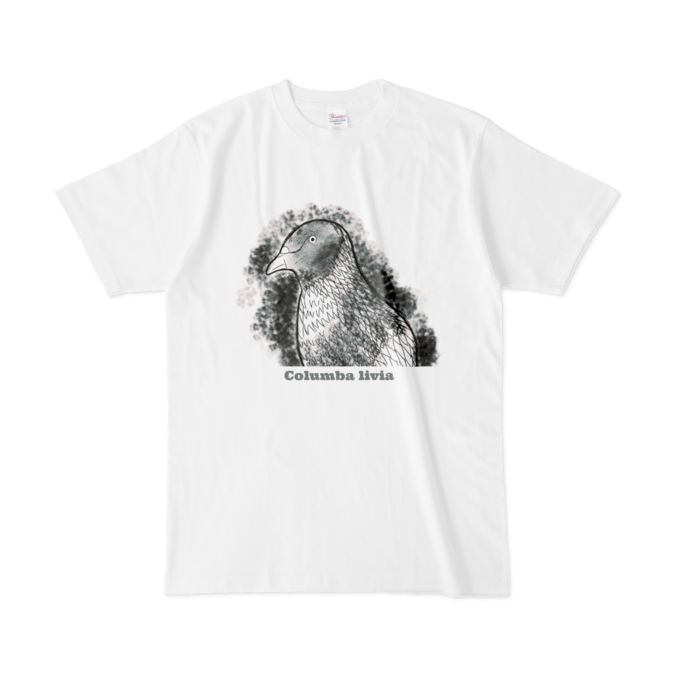 鳩Tシャツ - L - 白