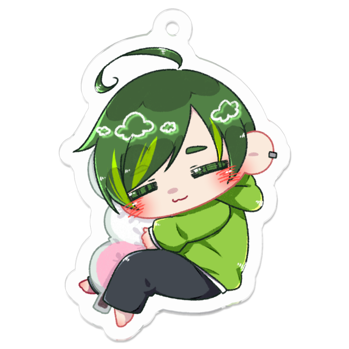 アクリルキーホルダー（コーティング） - 50 x 50 (mm)