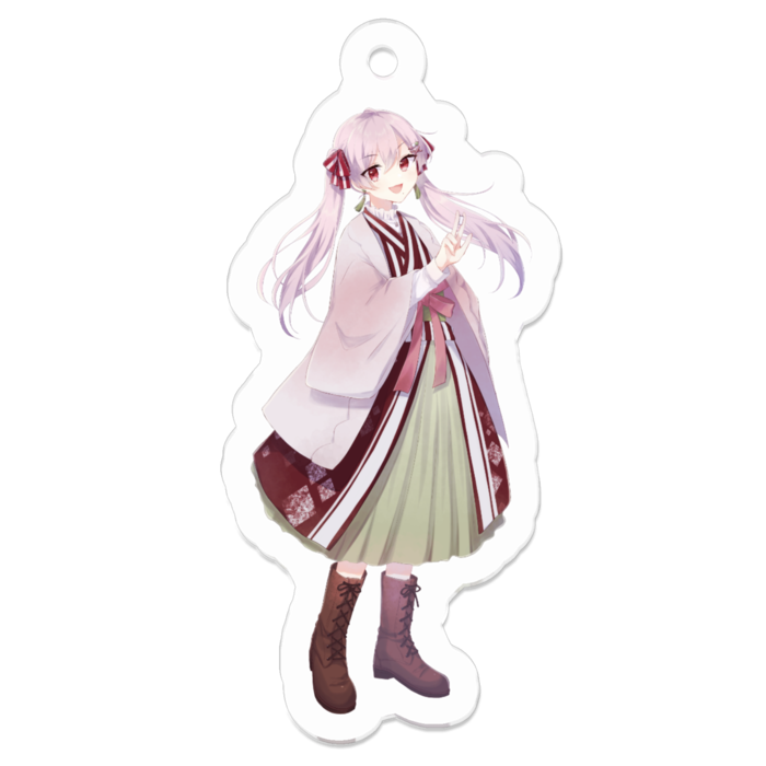 アクリルキーホルダー（コーティング） - 50 x 50 (mm)