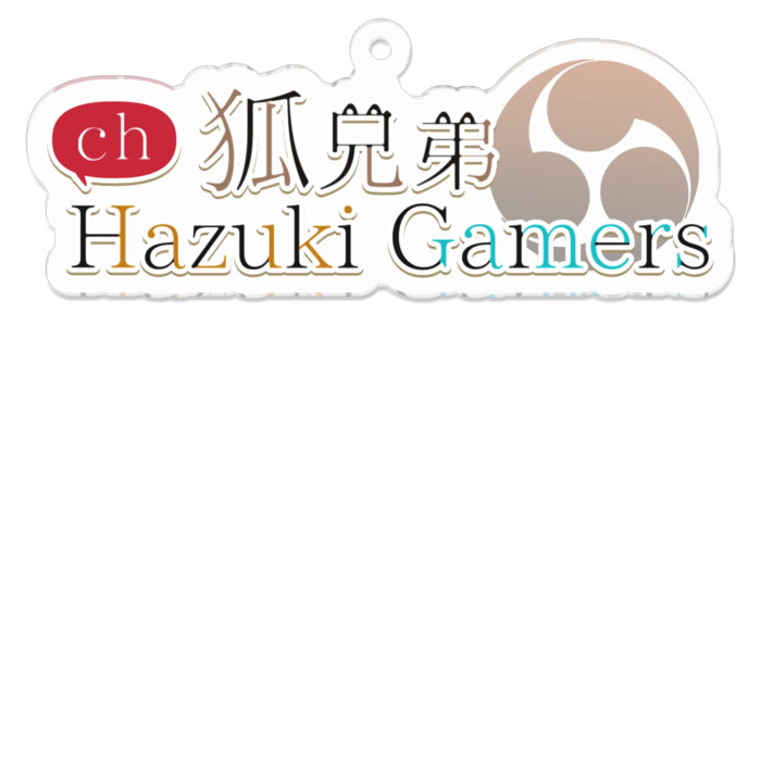 【Hazuki Gamers ch.】アクリルキーホルダー - 70 x 70 (mm)