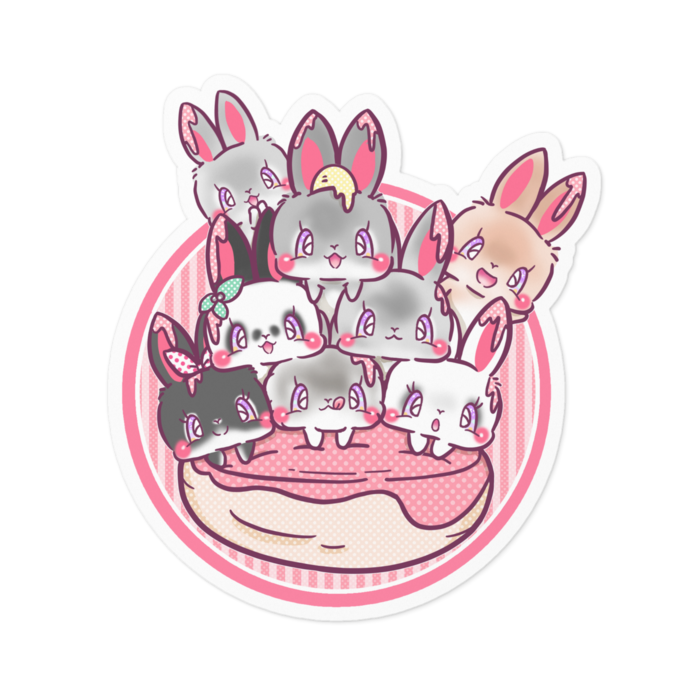 ステッカー - 100 x 100 (mm)