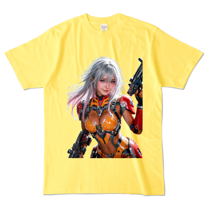 カラーTシャツ - L - イエロー （濃色）