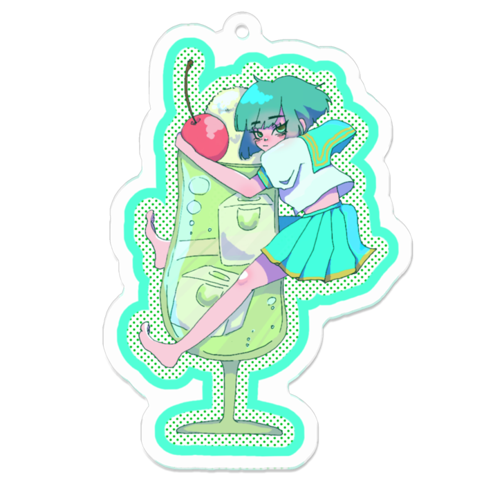 アクリルキーホルダー - 70 x 70 (mm)