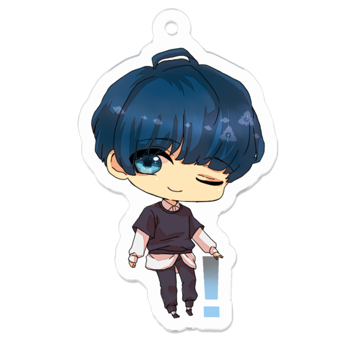 アクリルキーホルダー - 50 x 50 (mm)