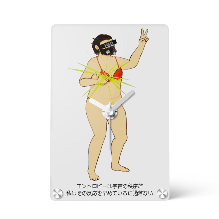 アクリル時計 - 100x148mm
