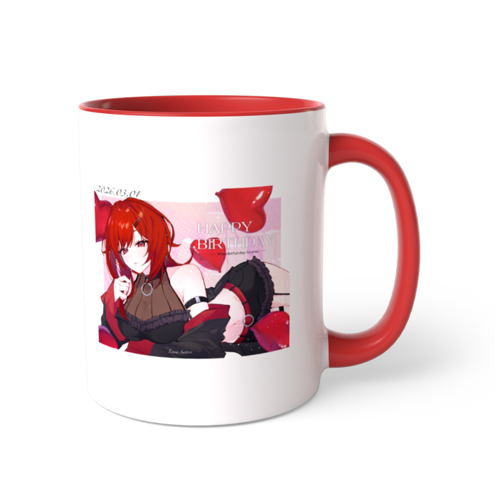 ツートンカラーマグカップ - 直径 8.2cm / 高さ 9.5cm