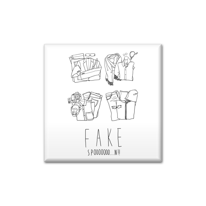 缶バッジ - 四角形40mm