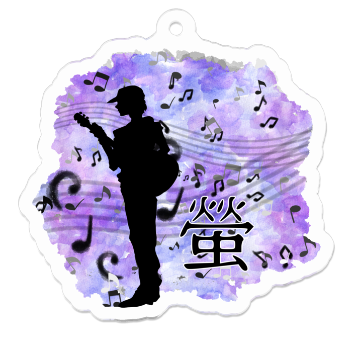 アクリルキーホルダー - 50 x 50 (mm)