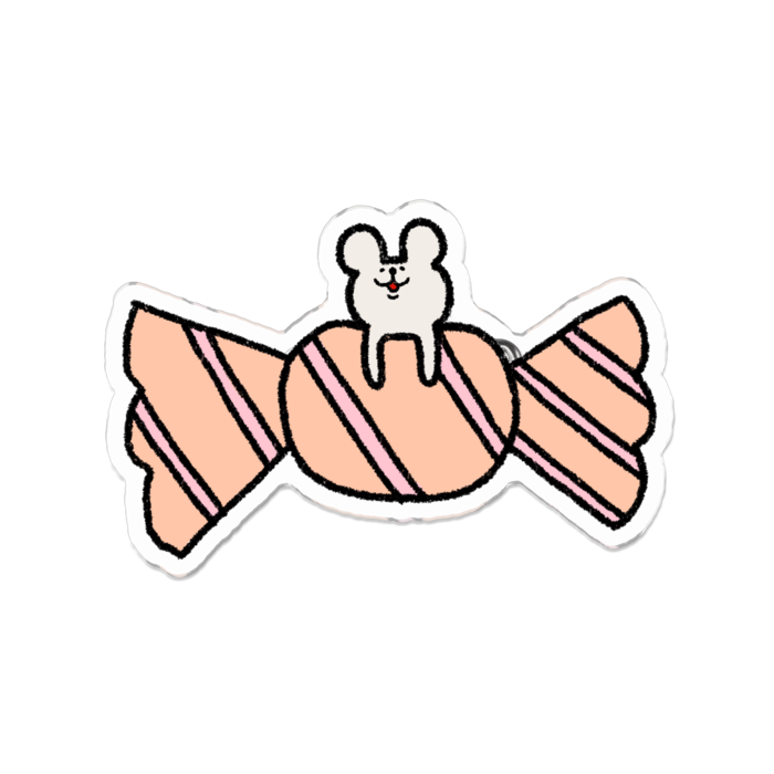 アクリルバッジ - 70 x 70 (mm)